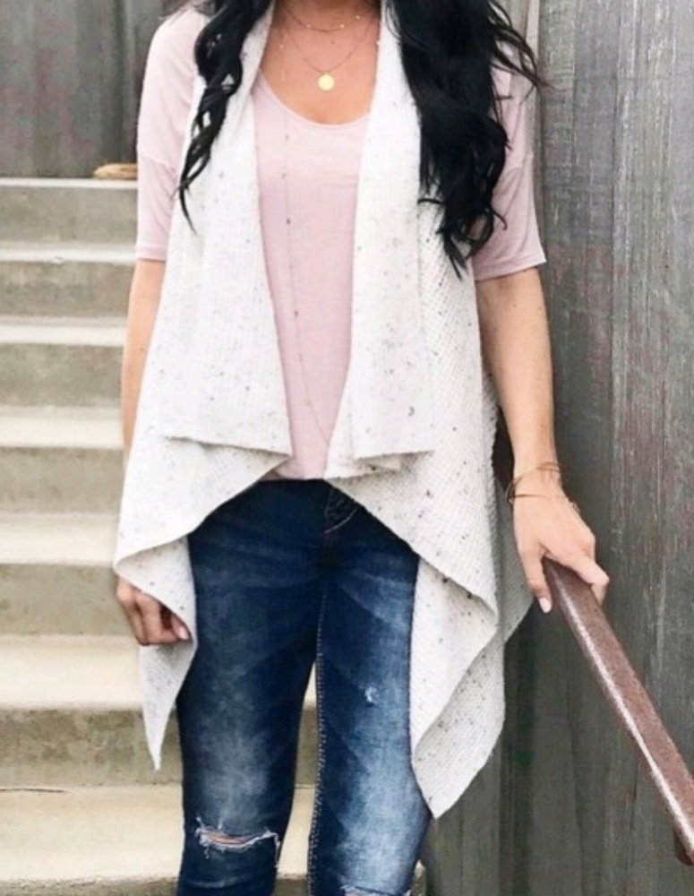 Draped Vest